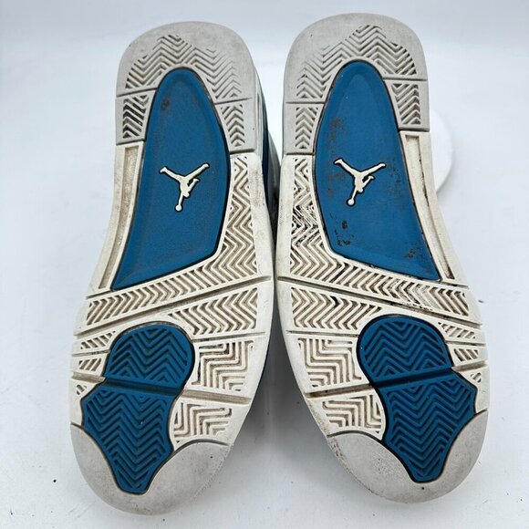 Nike Air Jordan 4 Retro Youth Size 7Y Women 8.5 HF4281 141 Industrial Blue Shoes - Picture 8 of 11